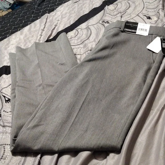 bar iii slim fit dress pants Bar III Slim-Fit Linen Suit Pants MSRP $135 main image 0